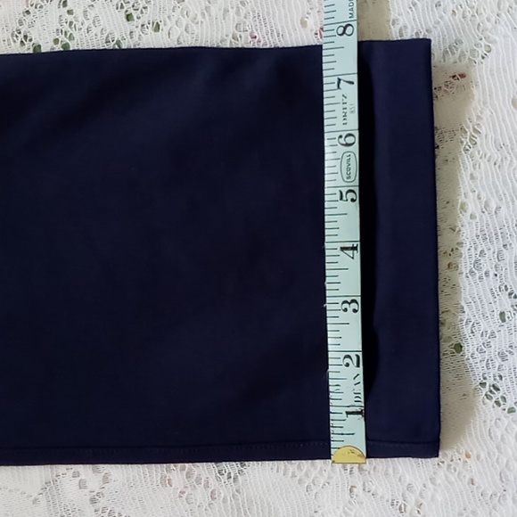 Betabrand Women's Classic Straight Leg Pullon Pants Navy Size Medium Petite - Picture 12 of 16